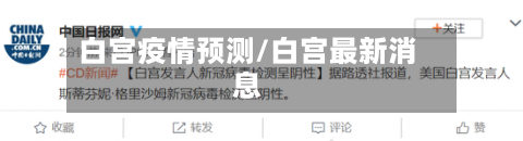 白宫疫情预测/白宫最新消息